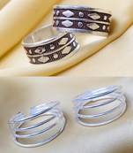 Silver toe-rings