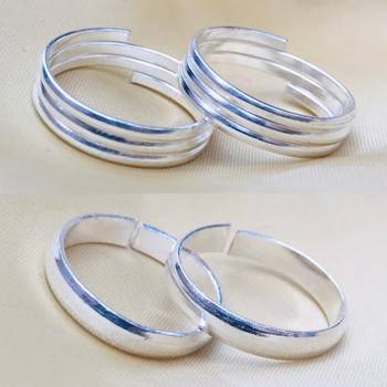 Silver toe-rings 1