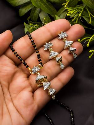 Multicolor diamond mangalsutra 2