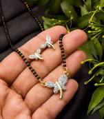 Multicolor diamond mangalsutra