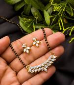 Multicolor diamond mangalsutra