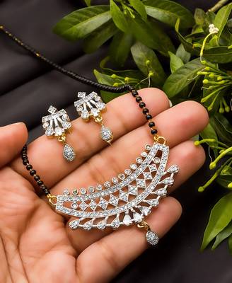 Multicolor diamond mangalsutra 2