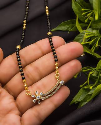 Multicolor diamond mangalsutra 2