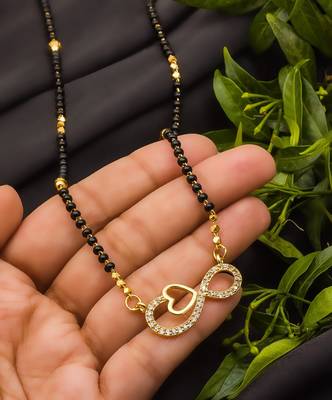 Multicolor diamond mangalsutra 1