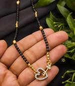 Multicolor diamond mangalsutra