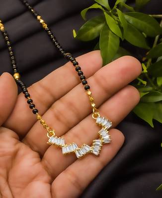 Multicolor diamond mangalsutra 1