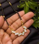 Multicolor diamond mangalsutra