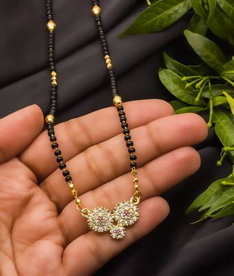 Multicolor diamond mangalsutra 1