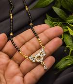 Multicolor diamond mangalsutra