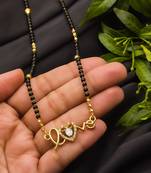 Multicolor diamond mangalsutra