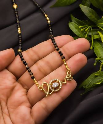 Multicolor diamond mangalsutra 1