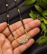 Multicolor diamond mangalsutra