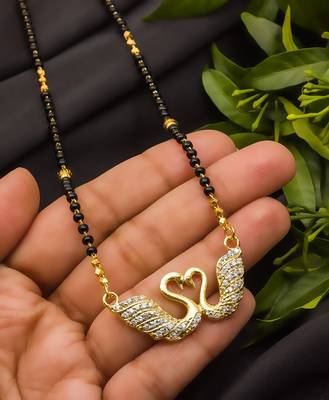 Multicolor diamond mangalsutra 1