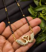 Multicolor diamond mangalsutra