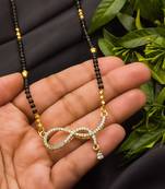 Multicolor diamond mangalsutra