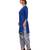Women's Blue & White Cotton Printed Readymade Salwar Suit Set