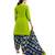 Women's Parrot Green & Blue Cotton Printed Readymade Salwar Suit Set