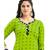 Women's Parrot Green & Blue Cotton Printed Readymade Salwar Suit Set