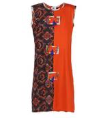Red Cotton Regular Kurti