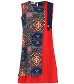 Red Cotton Regular Kurti