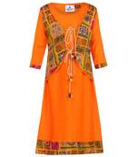 Yellow Cotton Regular Kurti