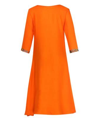Yellow Cotton Regular Kurti 2
