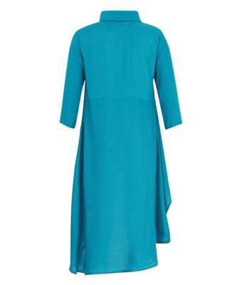 Blue Cotton Regular Kurti 2