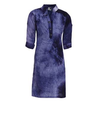 Blue Cotton Regular Kurti 1