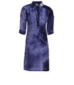 Blue Cotton Regular Kurti
