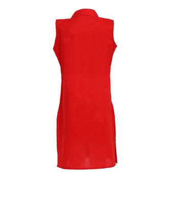 Red Cotton Regular Kurti 2