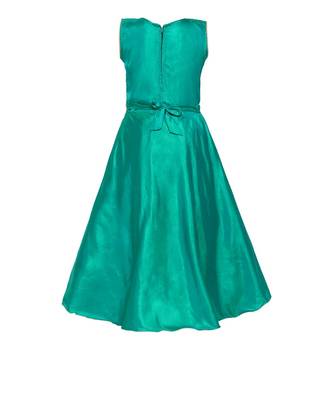 Green Silk Blend  Gown 2