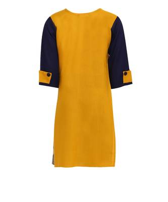 Grey Cotton Regular Kurti 2