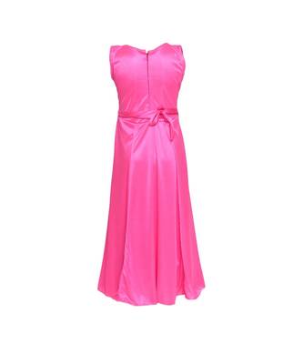 Pink Nylon Party Gown 1