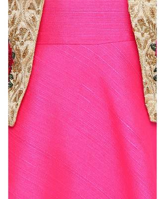 Pink Silk Blend Gown 3