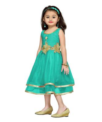 Green Net Frock 2