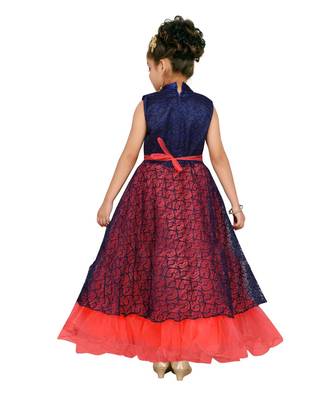 Blue Net Gown 2