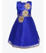 Blue Net Frock