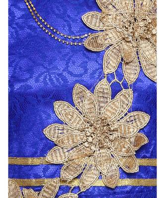 Blue Net Frock 2