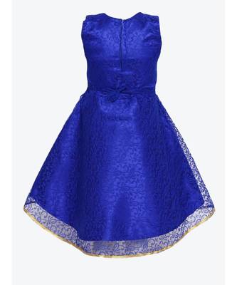 Blue Net Frock 3