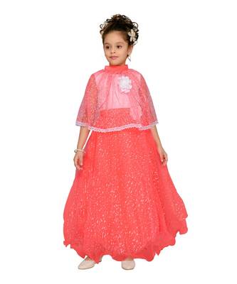 Pink Net Gown 1