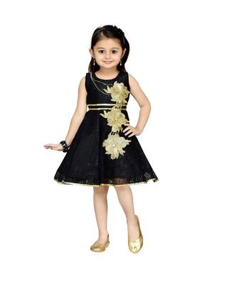Black Net Frock 1
