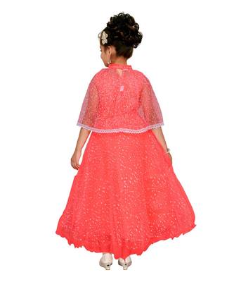 Pink Net Gown 2