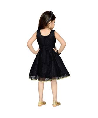 Black Net Frock 3