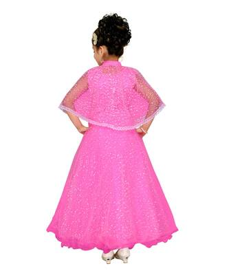 Pink Net Gown 2