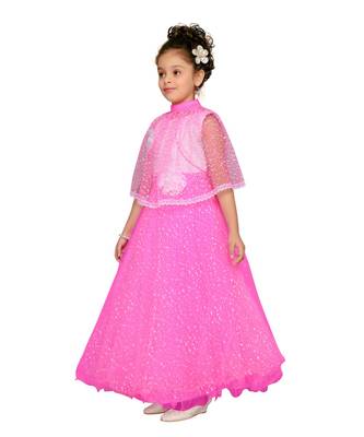Pink Net Gown 3