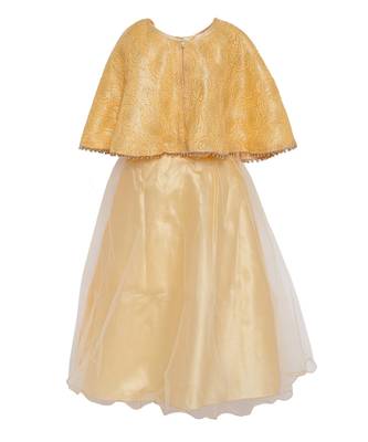 Yellow Net Gown 4