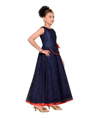 Blue Net Gown 4