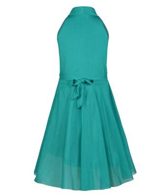 Blue Net Frock 3