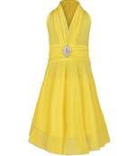 Yellow Net Frock