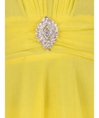 Yellow Net Frock 4